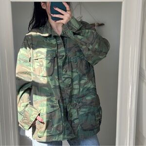 🌿 Superdry Military Camo Field Utility Jacket